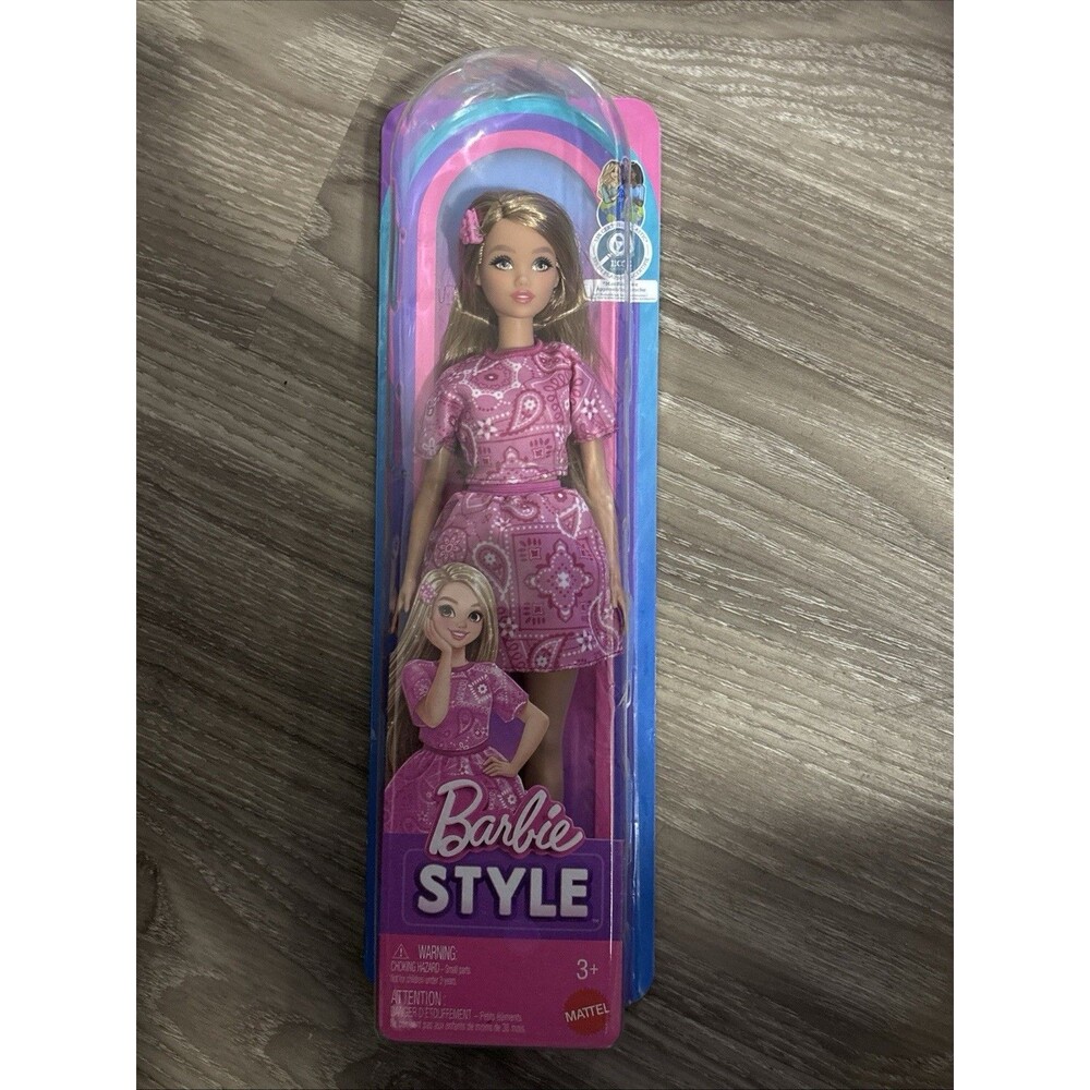 Barbie Style Fashionistas Pink Odile Face Doll #249 JJN62 2026 New! 2026 Mattel